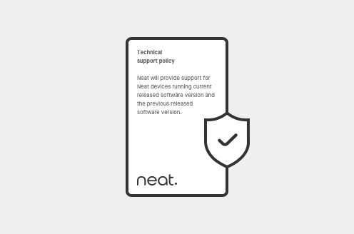 Neat’s technical support policy