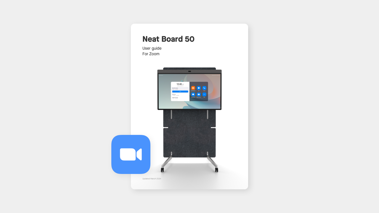 Neat Board 50 – User Guide for Zoom