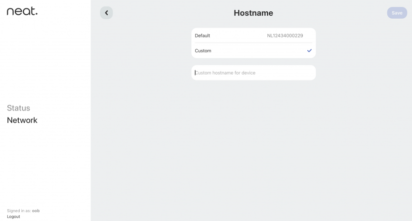 neatcomponents - publishing access codes Images High... Neat devices: Version 24.6.0 Release Notes - Neat Support