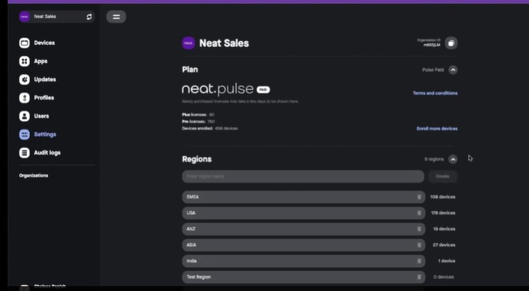 Neat Pulse Settings