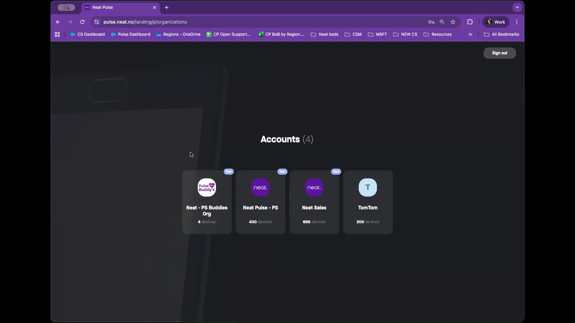 Managing Multiple Neat Pulse Accounts/Tenants