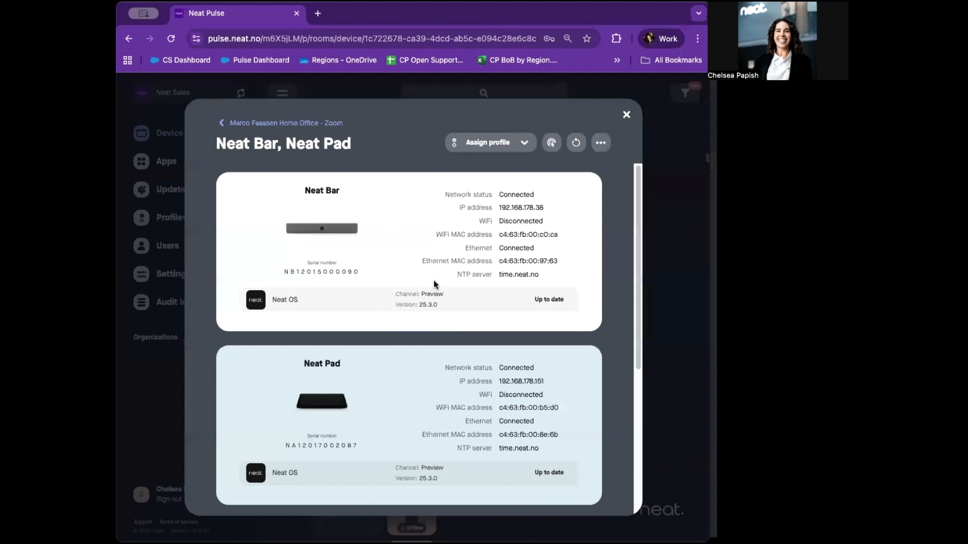Overview of Devices in Neat Pulse