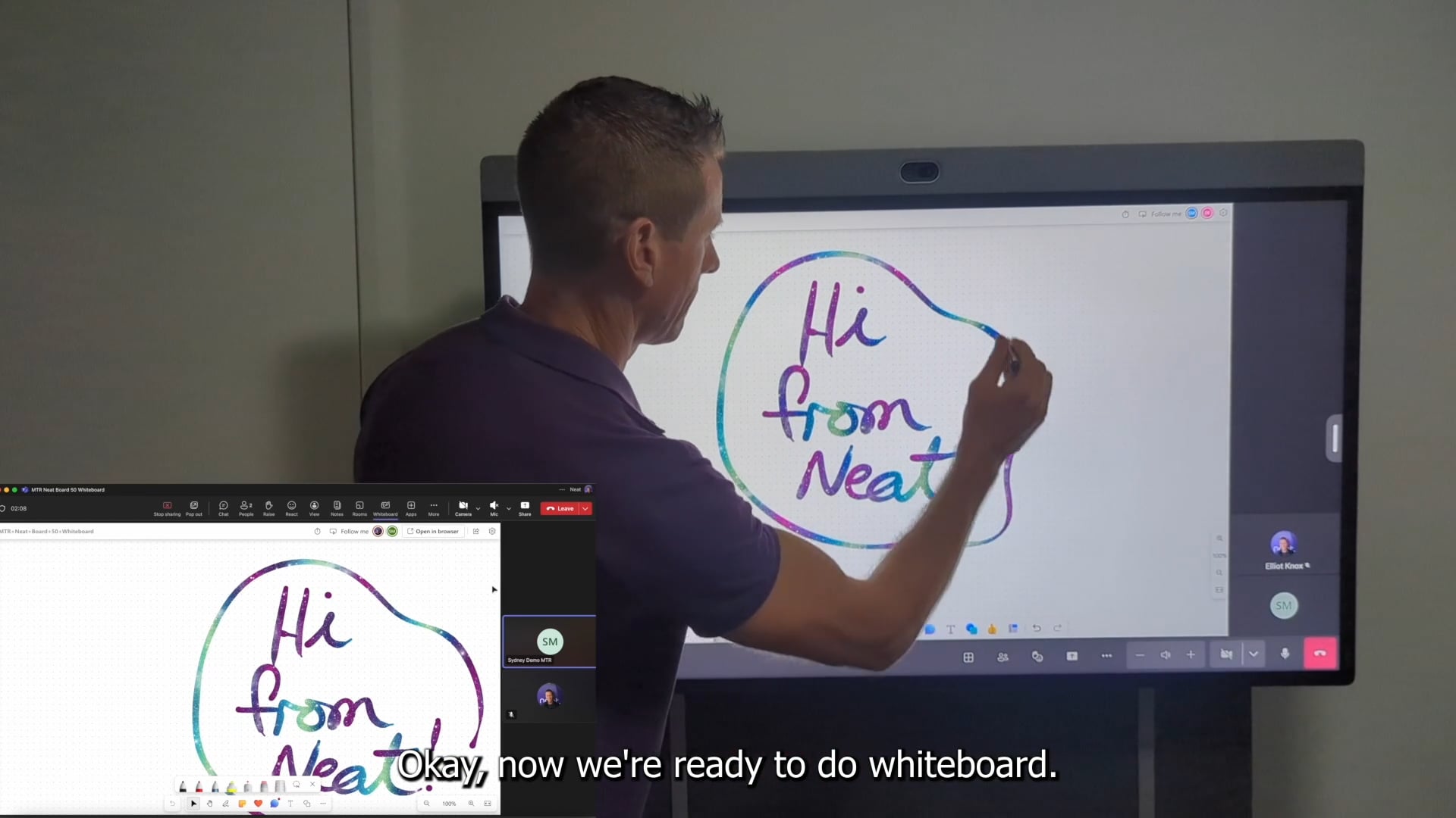 How to Whiteboard in Microsoft Teams on Neat Board Devices